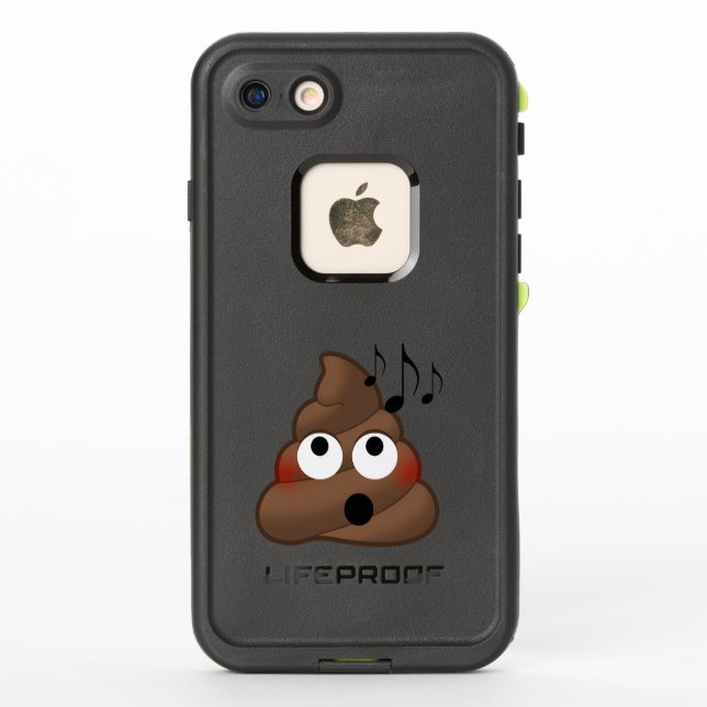Coque LifeProof Pour iPhone La musique note la dunette Emoji (Dos)