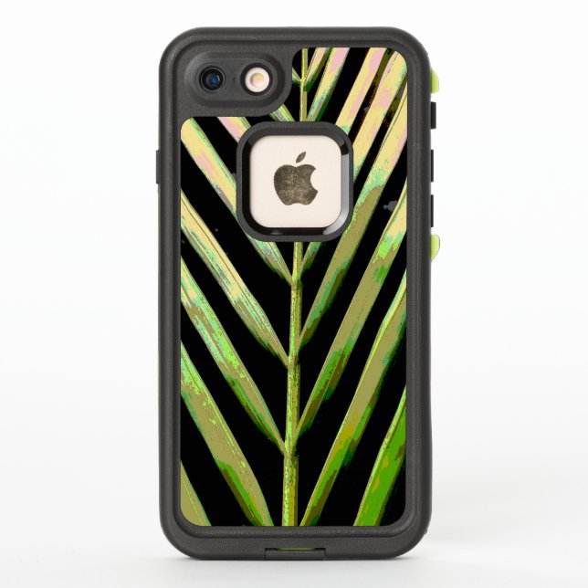 Coque LifeProof Pour iPhone Les rayures de la nature (Dos)