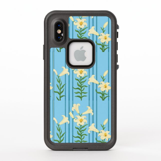 Coque LifeProof Pour iPhone Lis Art nouveau (Dos)