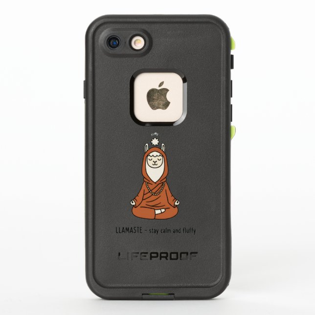 Coque LifeProof Pour iPhone "Llamaste - stay calm and fluffy" (Dos)