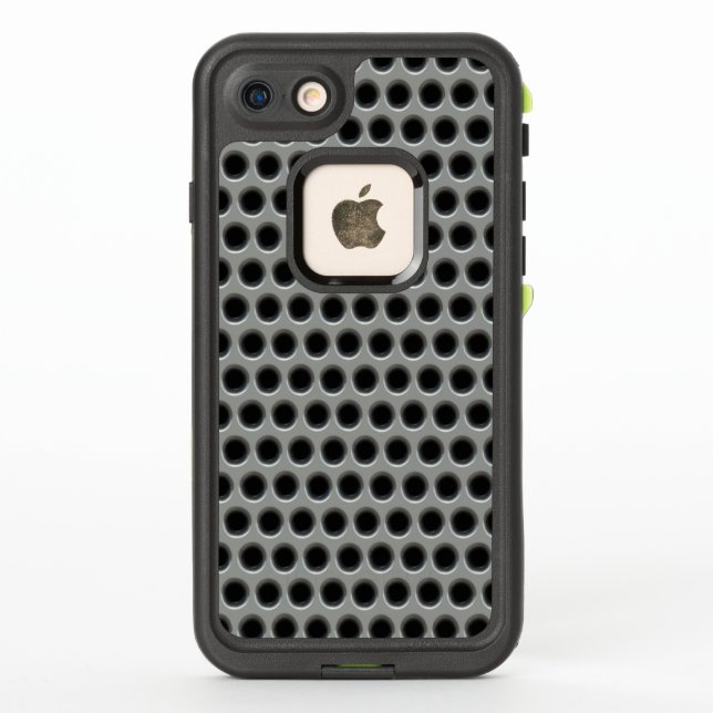 Coque LifeProof Pour iPhone Maillage en métal argenté (Dos)
