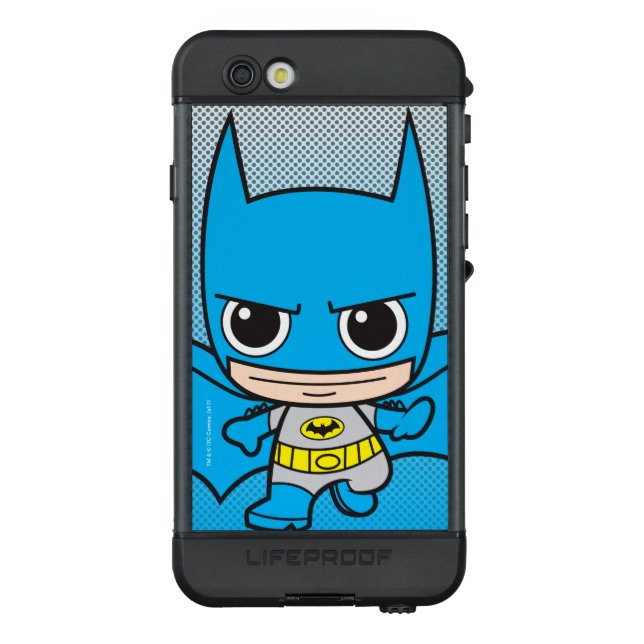 Coque LifeProof Pour iPhone Mini Batman en cours d'exécution (Dos)