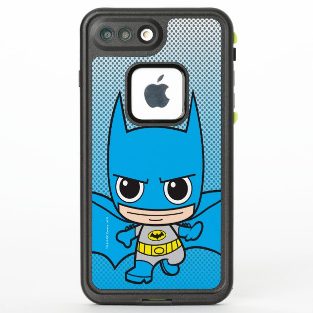 Coque LifeProof Pour iPhone Mini Batman en cours d'exécution (Dos)