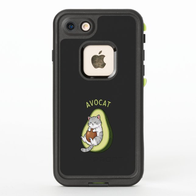 Coque LifeProof Pour iPhone Mode Moto guac (Dos)