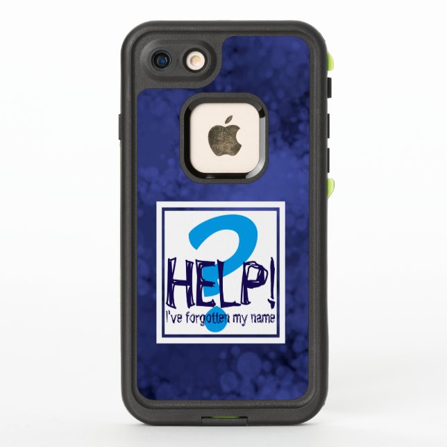 Coque LifeProof Pour iPhone Monogramme parodique (Dos)