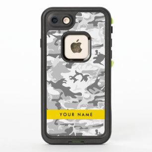 Motif camouflage gris neige d'hiver Personnalisez 