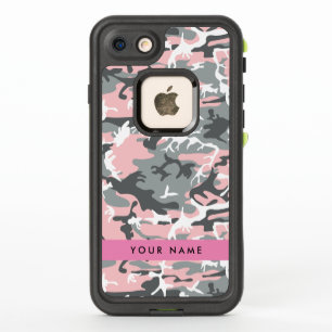 Motif camouflage rose et gris Personnalisez votre 
