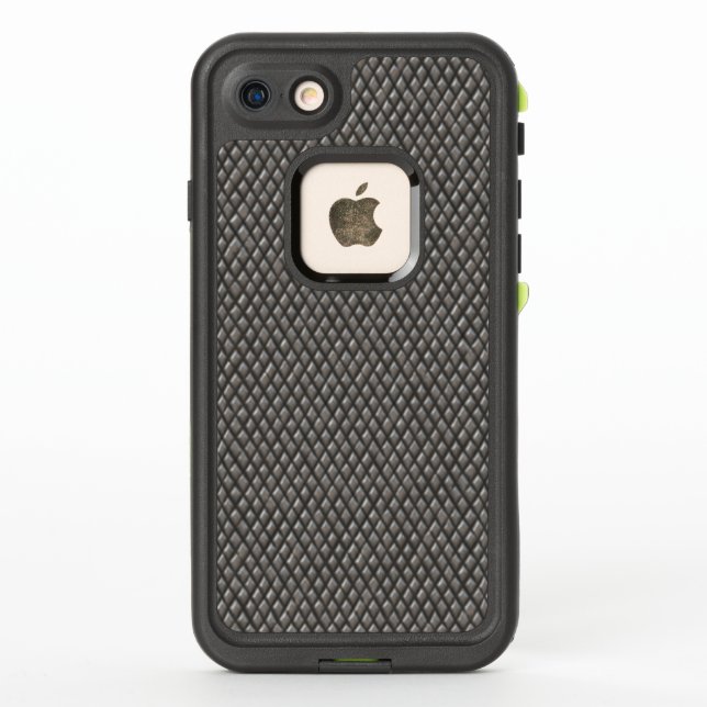 Coque LifeProof Pour iPhone Motif diamant métallique (Dos)