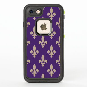 Motif Fleur de Lis, Crème Royale Française sur Vio