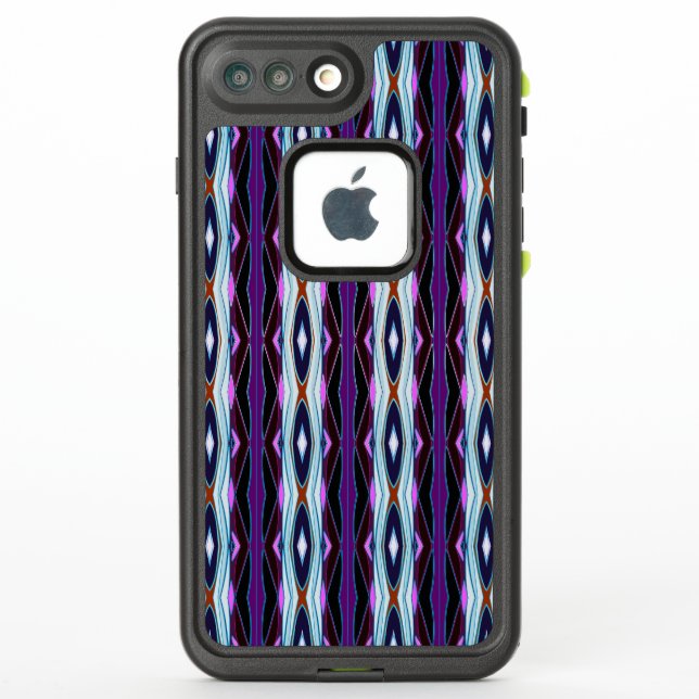 Coque LifeProof Pour iPhone Motif violet unique (Dos)