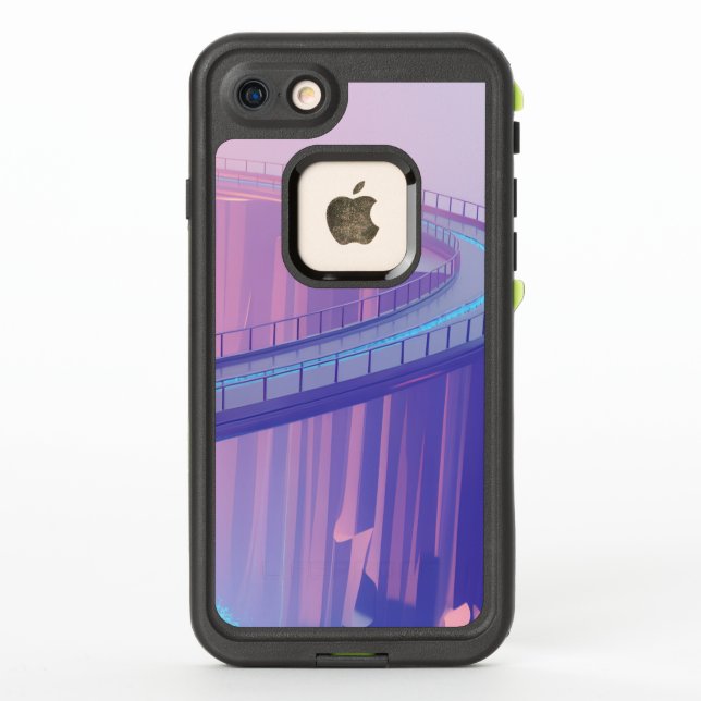 Coque LifeProof Pour iPhone Neon Skybridge Dreamscape (Dos)