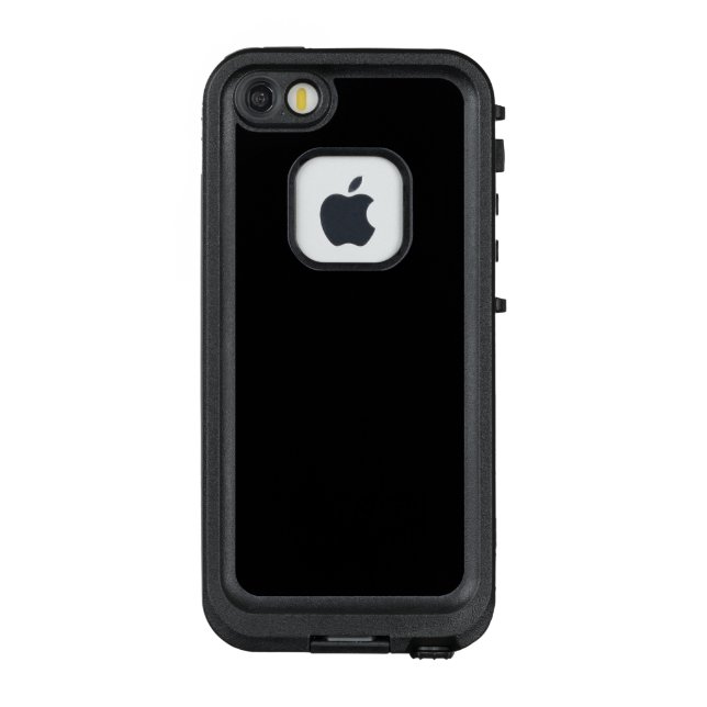 Coque LifeProof Pour iPhone Noir, tout simplement élégant (Dos)