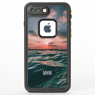 Ocean Sunset monogramme personnalisé imperméable c