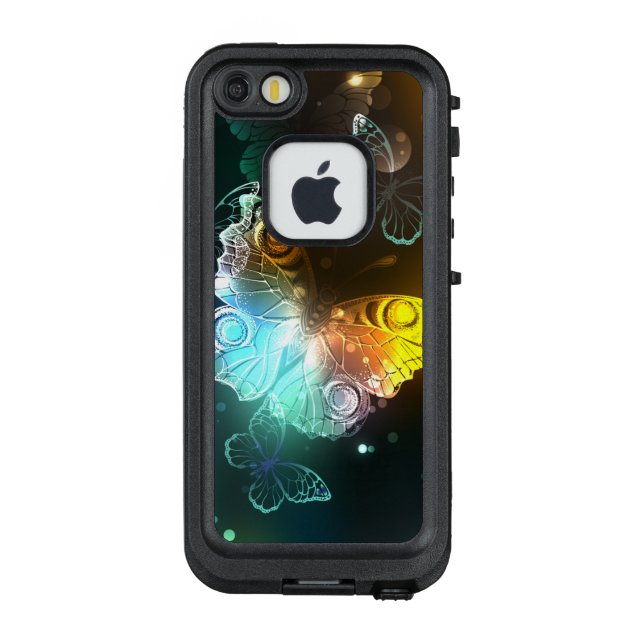 Coque LifeProof Pour iPhone Papillon lumineux et papillons de nuit (Dos)