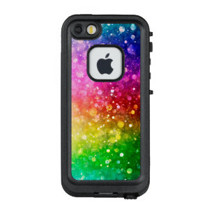 Coque LifeProof FRÄ’ Pour iPhone SE/5/5s Parties scintillant colorée Rainbow Bokeh