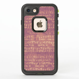 Partition musicale vintage en rose clair sur viole