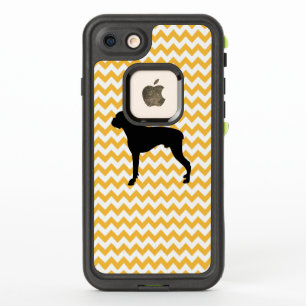 Pastel Orange Chevron Avec Boxe