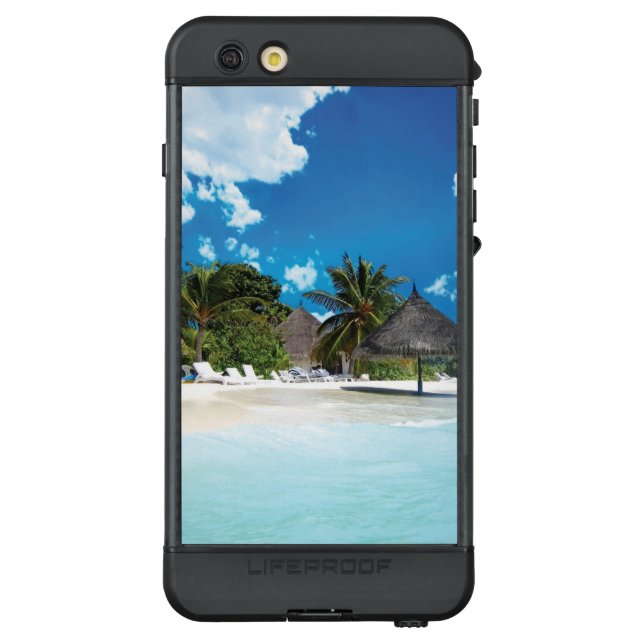 Coque LifeProof Pour iPhone Plage exotique  (Dos)