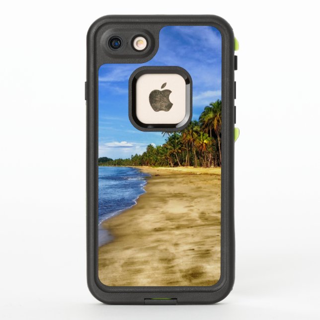 Coque LifeProof Pour iPhone Plage tropicale (Dos)