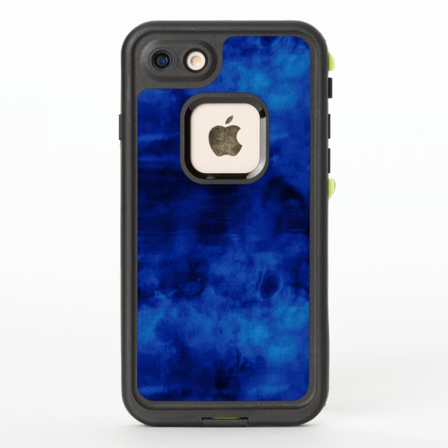 Coque LifeProof Pour iPhone Plumes de nombreux bleus (Dos)