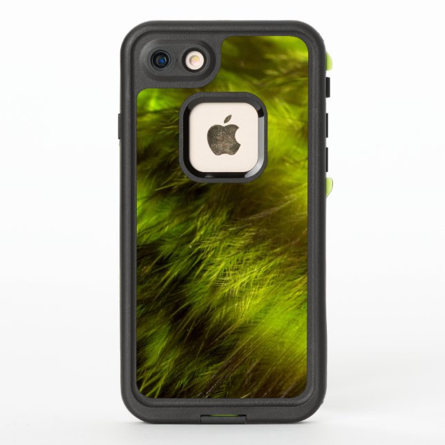 Coque LifeProof Pour iPhone Plumes jaunes (Dos)