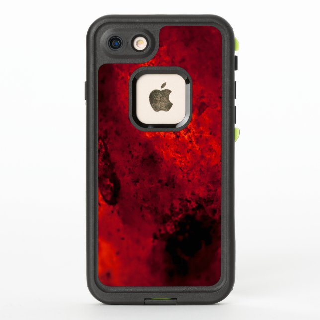 Coque LifeProof Pour iPhone Refroidissement Rouge Lava chaude (Dos)
