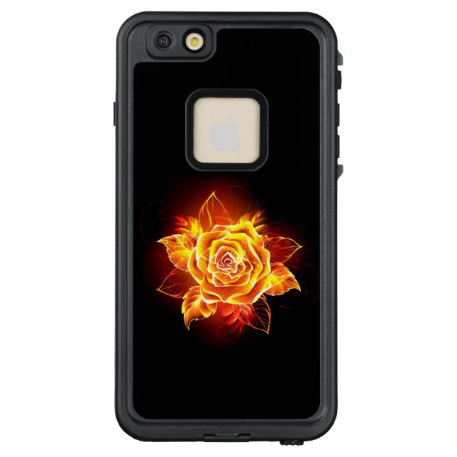 Coque LifeProof Pour iPhone Rose incendie en floraison (Dos)