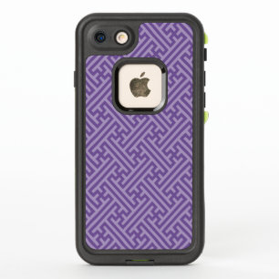 Sayagata motif, japonais, violet et rose