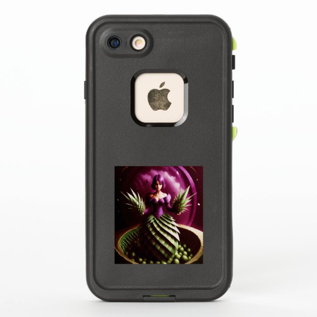 Coque LifeProof Pour iPhone Scène Fantastique Avec Fille Ananas (Dos)