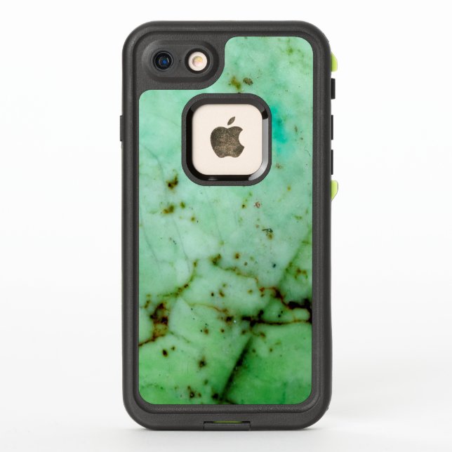 Coque LifeProof Pour iPhone Série Gemstone - Jade bleu vert et turquoise (Dos)