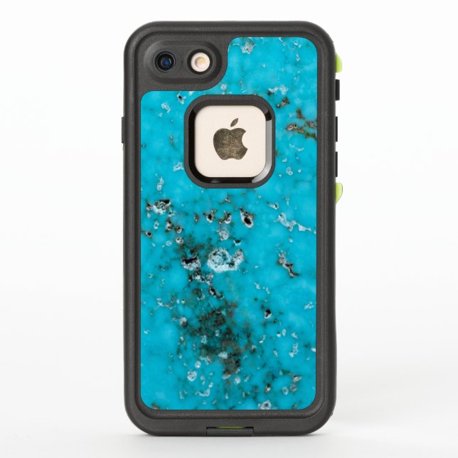 Coque LifeProof Pour iPhone Série Gemstone - Turquoise (Dos)