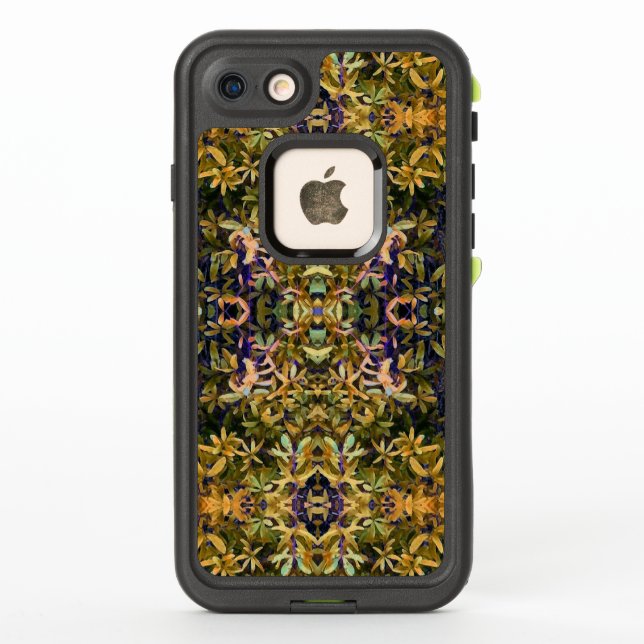 Coque LifeProof Pour iPhone Tapisserie feuillue (Dos)