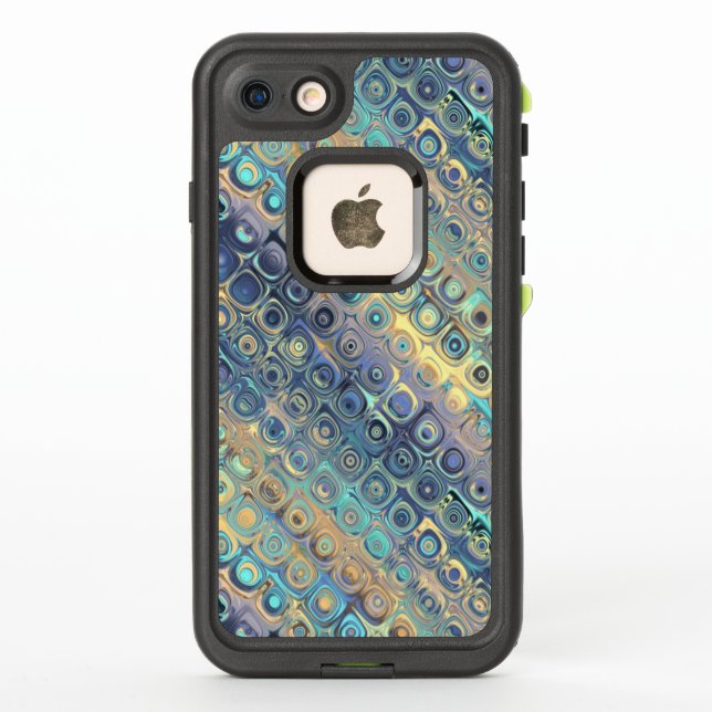 Coque LifeProof Pour iPhone Tempête de pluie de Pastel (Dos)