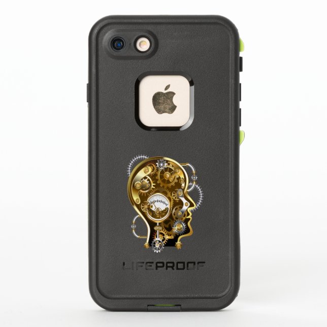 Coque LifeProof Pour iPhone Tête de vapeur avec manomètre (Dos)