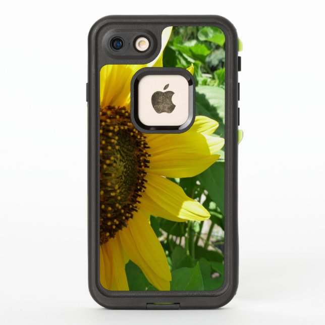Coque LifeProof Pour iPhone Tournesol latéral (Dos)