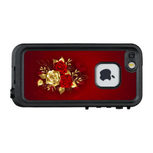 Coque LifeProof FRÄ’ Pour iPhone SE/5/5s Trois Roses de bijoux