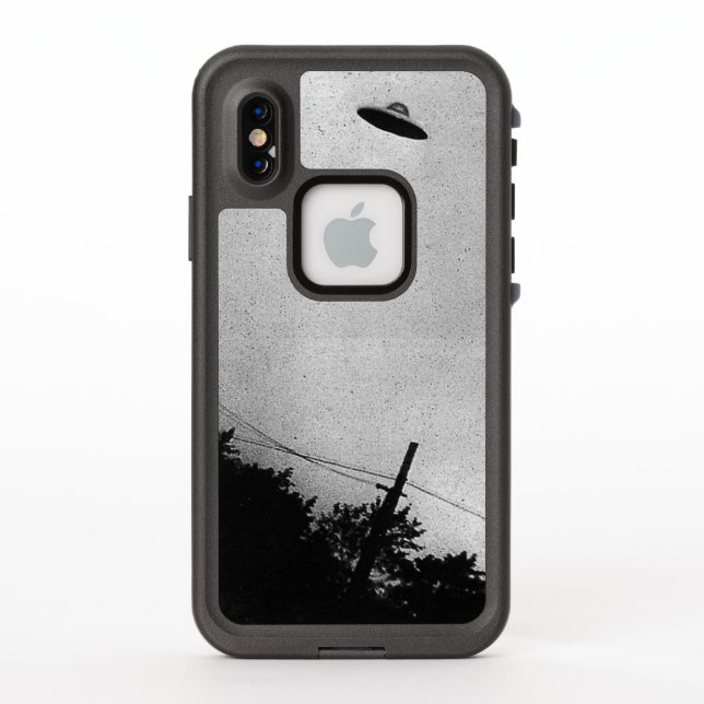 Coque LifeProof Pour iPhone UFO Alien Extraterrestrial Spacecraft Top Secret (Dos)