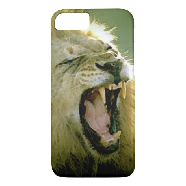 Coque Lion rugissant iPhone 7 (Dos)