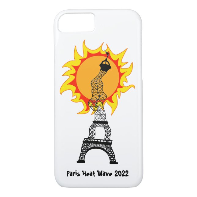 Coque-Mate 2022 Paris Heat Wave coque iphone (Dos)