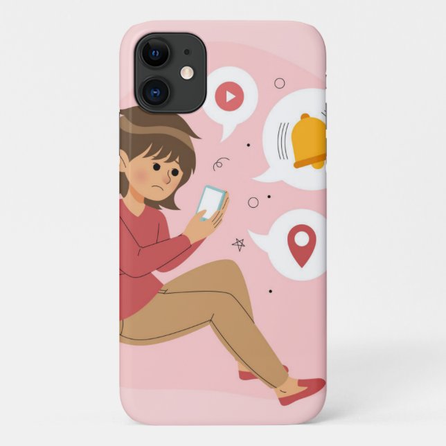 Coque-Mate à peine là Apple iPhone 11 Coque (Dos)