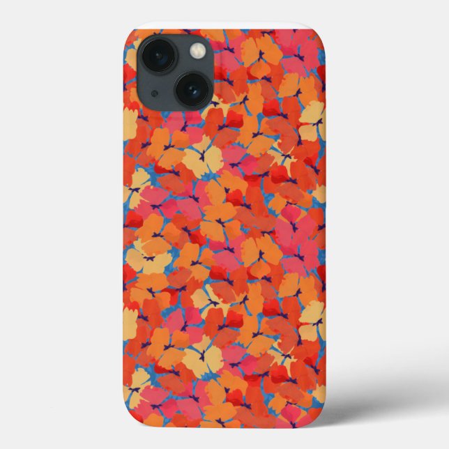Coque-Mate coque ipad rose-orange-jaune (Verso)