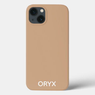 Coque-Mate coque iphone de couleur beige brun Oryx