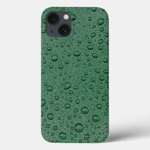 Coque-Mate coque iphone de gouttelettes d'eau vert