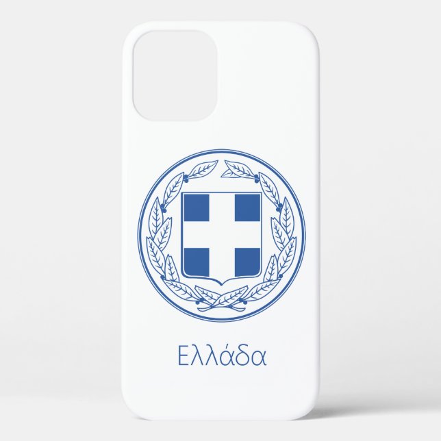 Coque-Mate coque iphone de l'emblème de la Grèce (Verso)