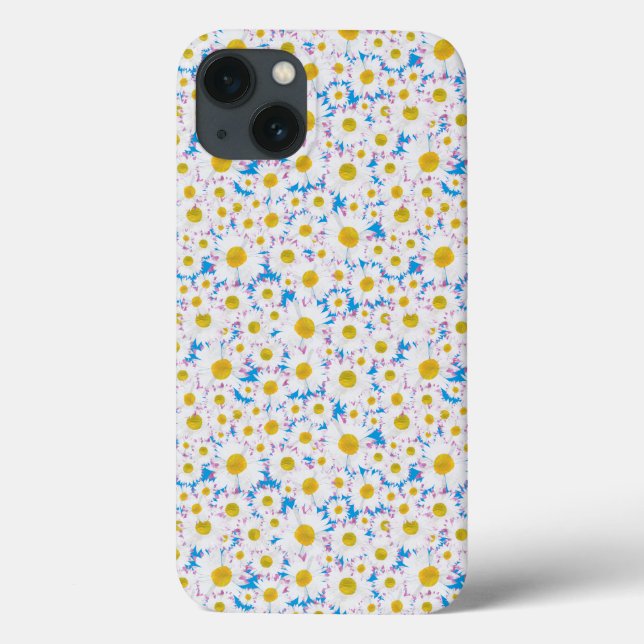 Coque-Mate Coque pour iPad : Ditzy White Daisies : (Verso)