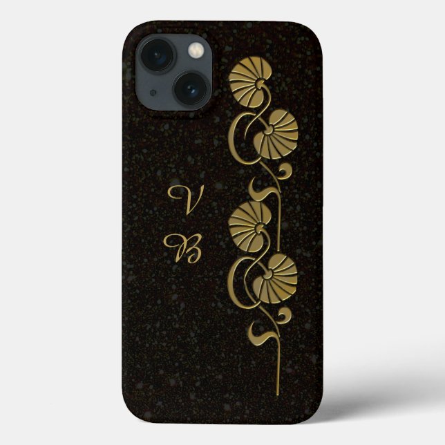 coque-Mate de palme "or" coque iphone (Verso)