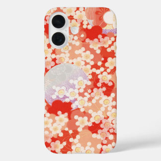 Coque-Mate Rose japonais iPhone 16 Coque