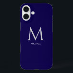 Coque-Mate simple et moderne Monogramme coque ipho<br><div class="desc">Ce coque iPhone 16 allie simplicité et esthétique moderne pour un look élégant et sophistiqué. Conçu pour ceux qui apprécient l'élégance sobre, le design présente un monogramme minimaliste dans une police contemporaine propre, avec le prénom clairement affiché sous le monogramme. La disposition assure une touche personnelle élégante tout en conservant...</div>