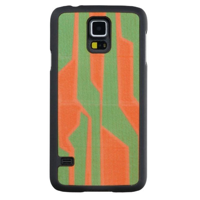 Coque Mince En Érable Galaxy S5 Circuit moderne I (Dos)
