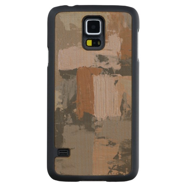 Coque Mince En Érable Galaxy S5 Impasto Abstrait I (Dos)